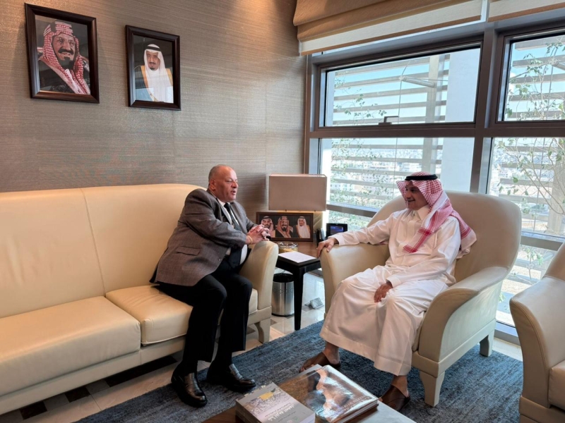 السفير السعودي الأمير منصور بن خالد يلتقي سماوي