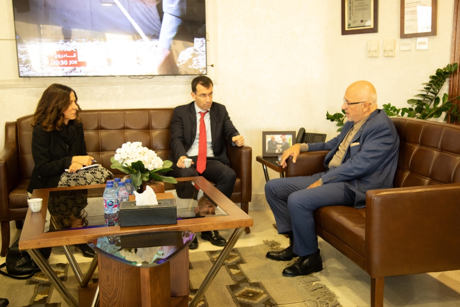 المعايطة يلتقي السفير كريستوف ونائبته مارتيني