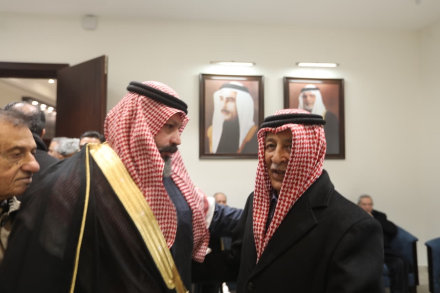 الحجايا يعزي رئيس الديولن الملكي الهاشمي