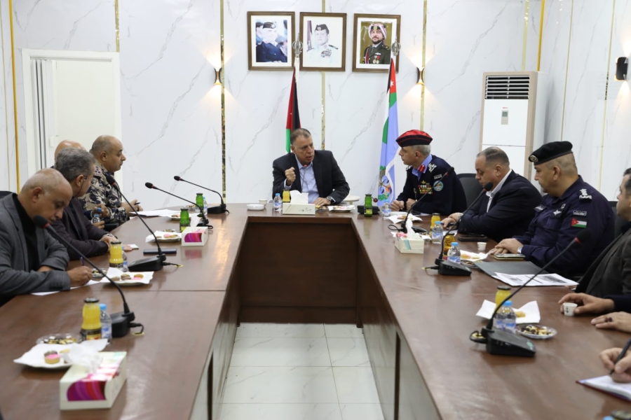 الوزير الفراية في جسر الملك حسين 