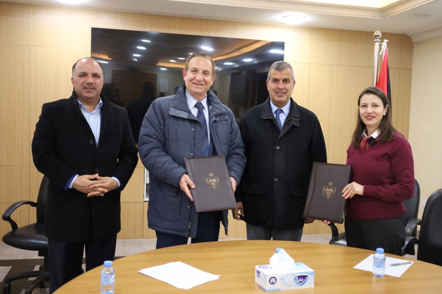 توقيع مذكرة تفاهم لدعم الاستثمار في مجمع الصناعات الزراعية التنموية بالأغوار الجنوبية