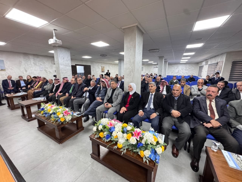 محاضرة حول إعادة هيكلة القوات المسلحة الأردنية في البلقاء