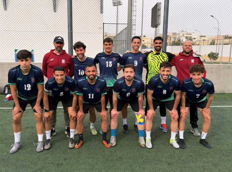 فريق جامعة البترا لكرة القدم يتصدر مجموعته في بطولة 