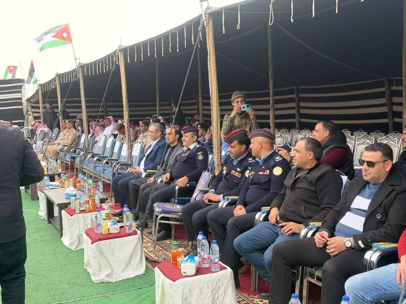 المحافظ الحجاج يرعى احتفال الحسينية بعيد ميلاد الملك (صور)