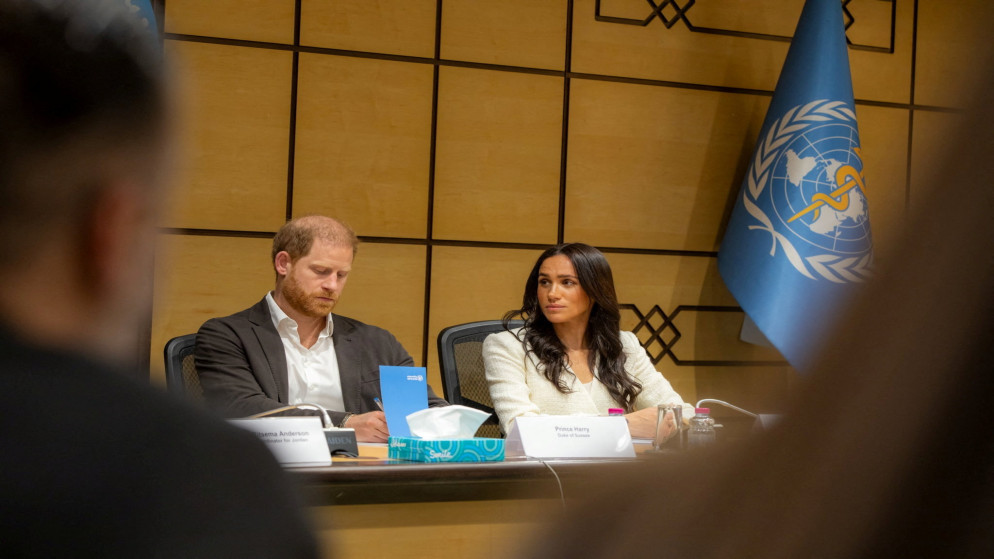 الامير هاري وميغان في الاردن لدعم اللاجئين