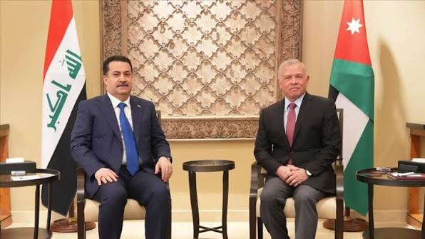 الملك يتلقى اتصالاً من شياع السوداني