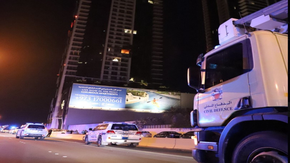 الداخلية البحرينية: استهداف فندق ومبنيين سكنيين في المنامة