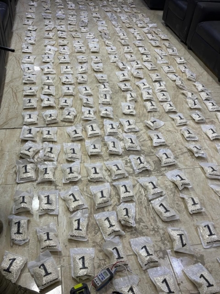  احباط اربع محاولات تهريب كمية كبيرة من المواد المخدرة بوسطة بالونات