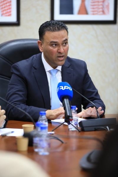 كتلة حزب عزم النيابية تلتقي كتلة الكرامة بالاردنية