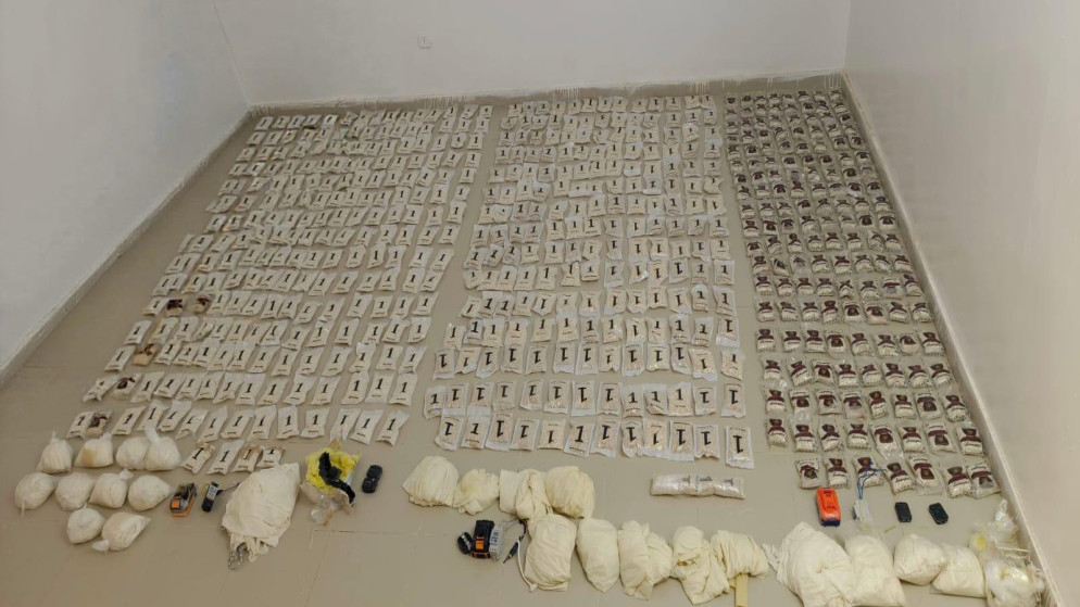 الجيش الاردني يحبط تهريب مخدرات ببالونات وطائرة مسيرة