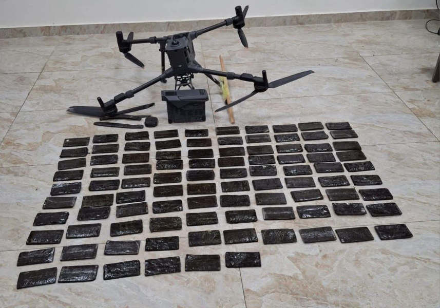   احباط محاولة تهريب كمية كبيرة من المواد المخدرة