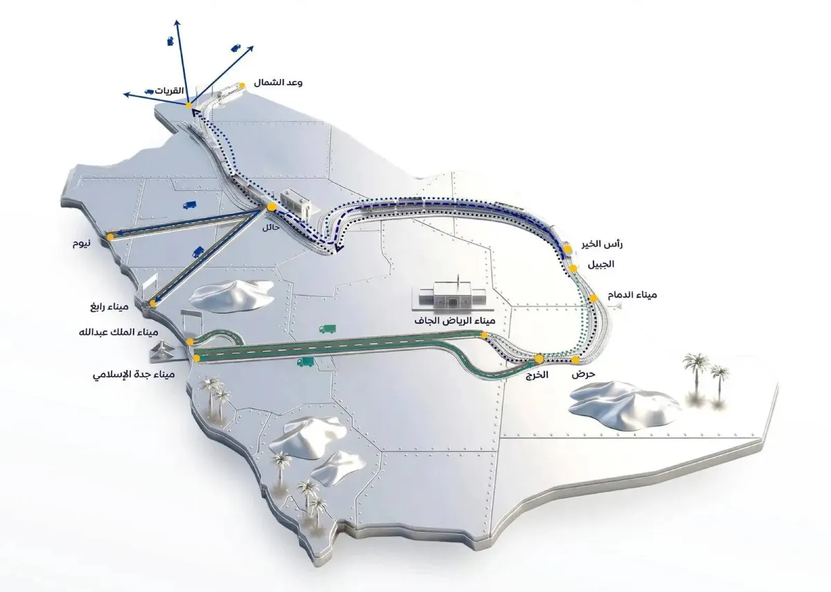 السعودية تطلق 5 مسارات لوجستية جديدة لدعم التجارة الدولية