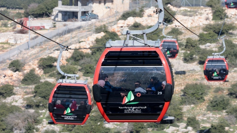 تلفريك عجلون يستقبل اكثر من 6 الاف زائر في عطلة نهاية الاسبوع