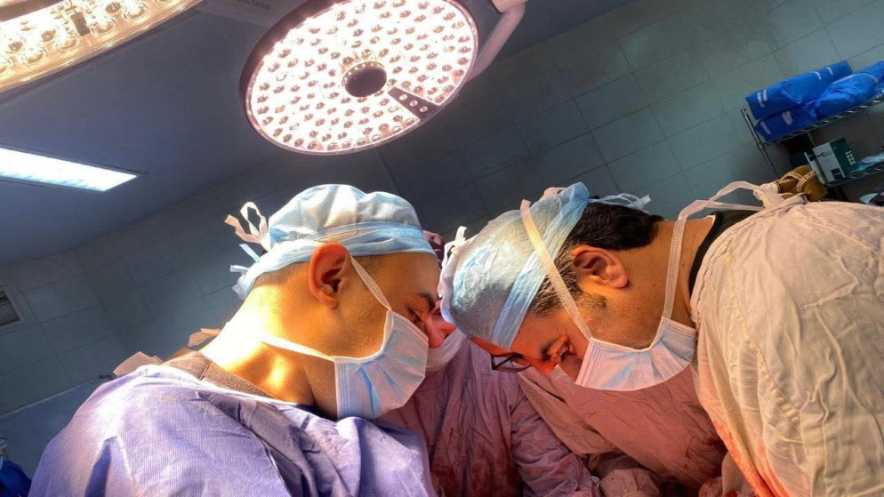 نجاح جراحة لاستئصال ورم يزن 22 كيلوغراما في اربد