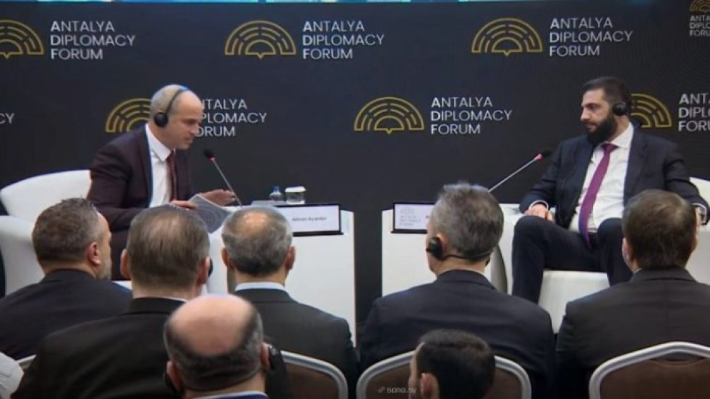 الشرع يؤكد بطلان اعتراف اي دولة باحقية اسرائيل في الجولان