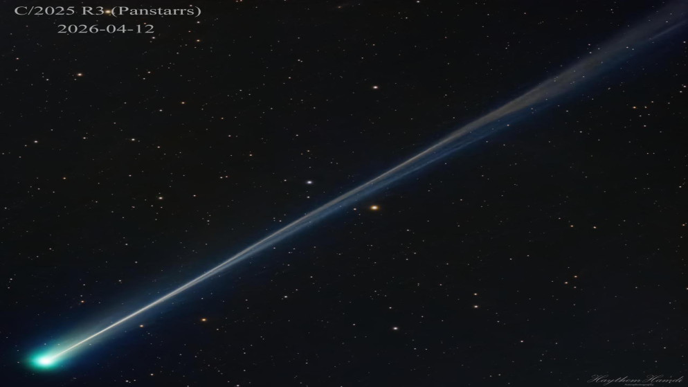 ناسا تختار صورة للجمعية الفلكية الاردنية كاجمل صورة للمذنب بان ستارز