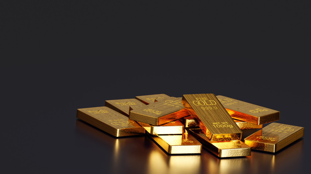 تراجع الذهب مع تصاعد التوتر الامريكي الايراني وارتفاع الدولار