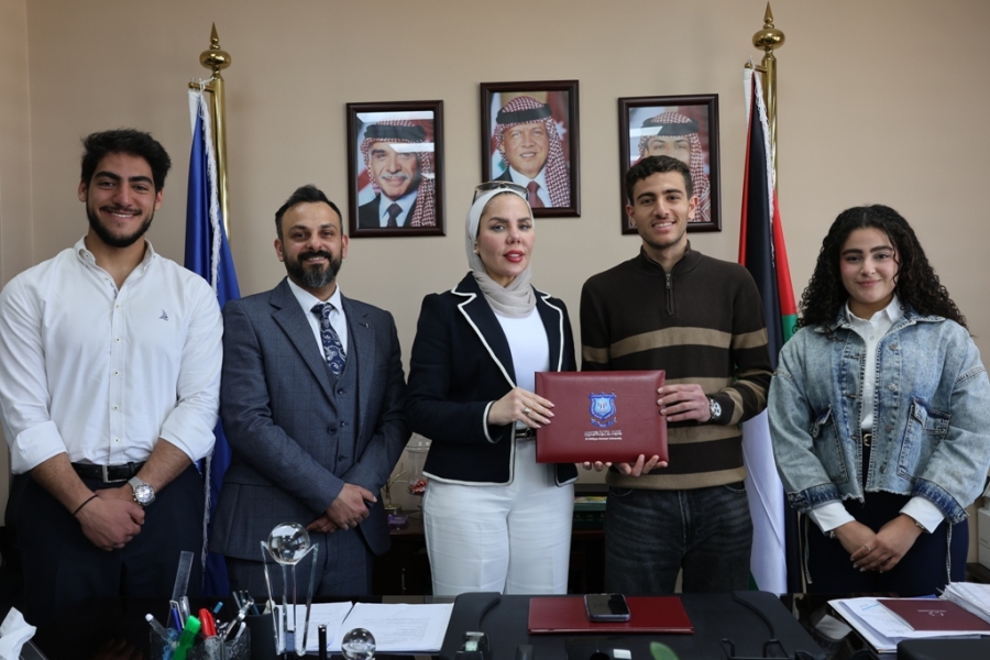 مذكرة تفاهم بين صيدلة عمّان الأهلية وجمعية طلاب الصيدلة الأردنية JPSA   