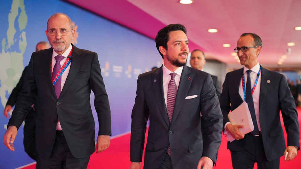 ولي العهد يؤكد اهمية الشراكة الاردنية الاوروبية ويدعو لدعم لبنان وفلسطين