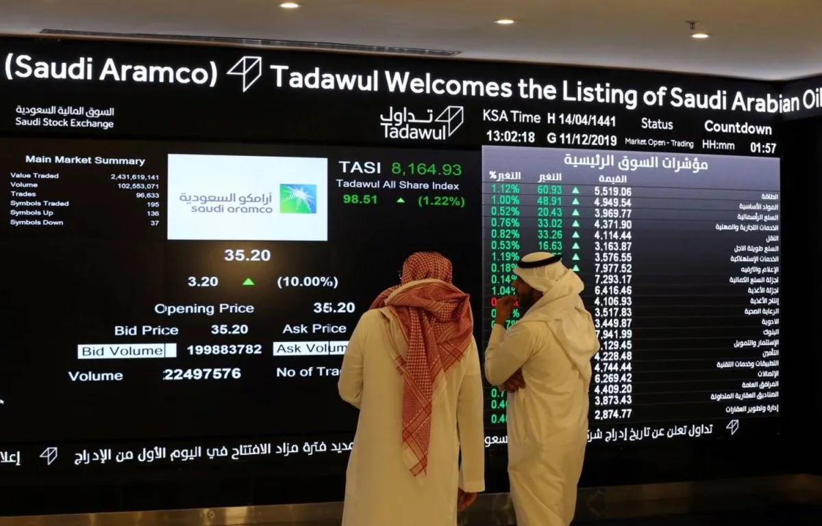 تراجع تاسي و ارامكو بضغط النفط الي ادني مستوياته