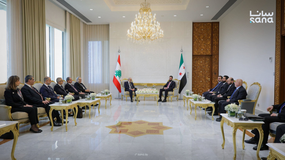 الرئيس السوري يبحث الامن مع رئيس الوزراء اللبناني