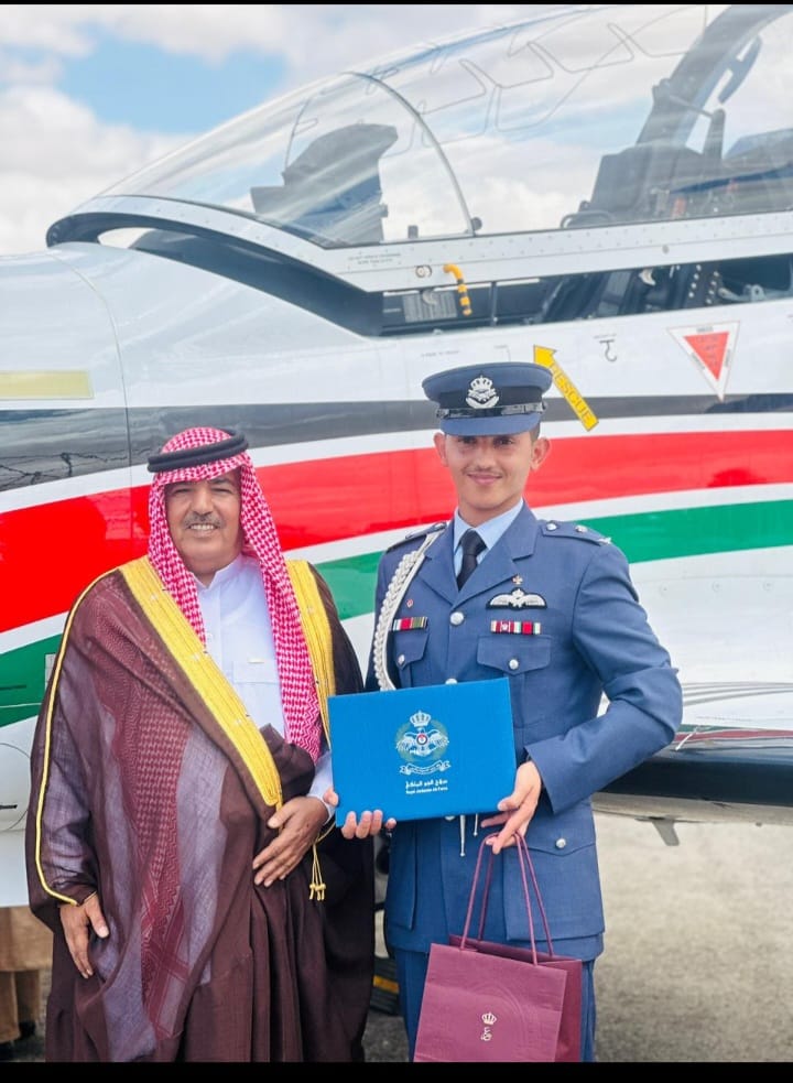 تهنئة الى عبدالله سالم العمران الحويطات