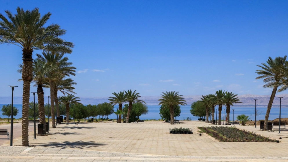 حسان يفتتح كورنيش البحر الميت بمواصفات عالمية