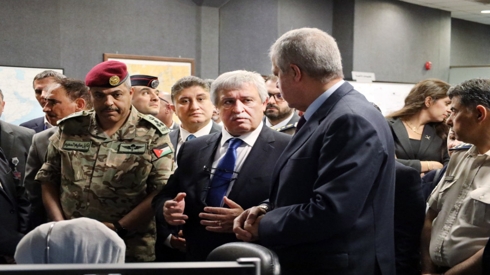 وزير النقل يفتتح مشروع تطوير المجال الجوي الاردني