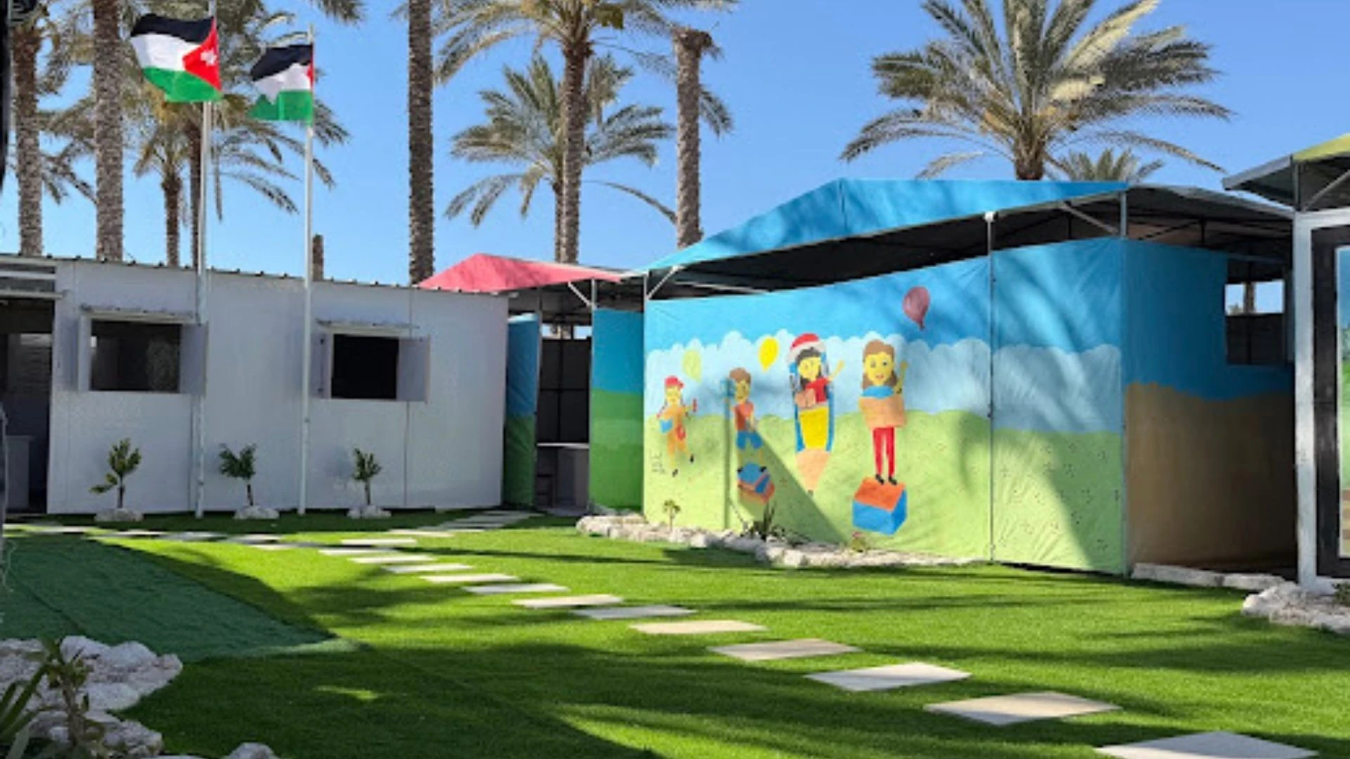 الهيئة الخيرية الأردنية تعيد الحياة لمدرسة جنوب غزة