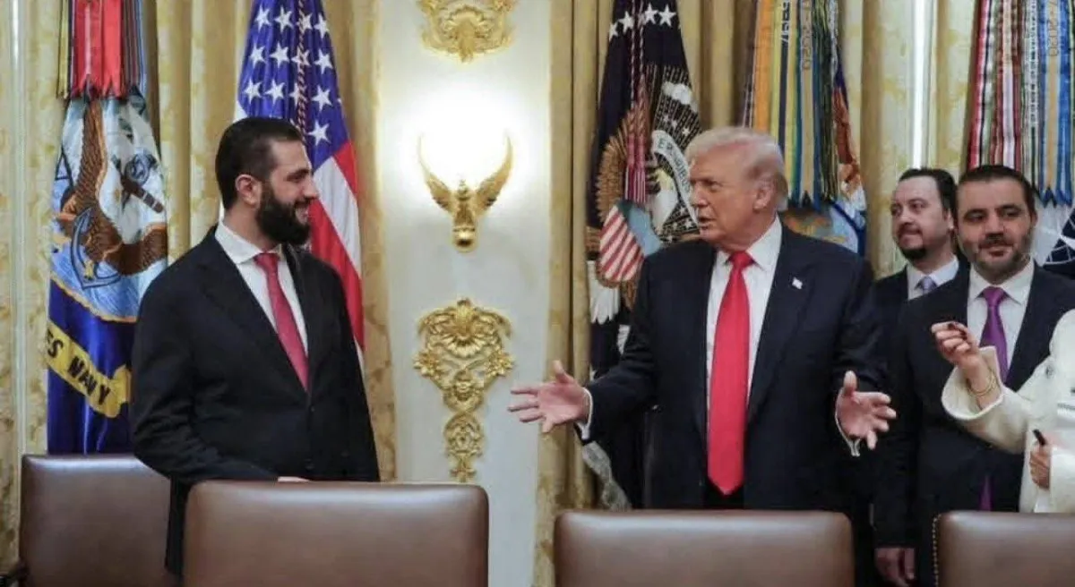الشرع يطالب ترمب برفع العقوبات لانعاش الاقتصاد السوري