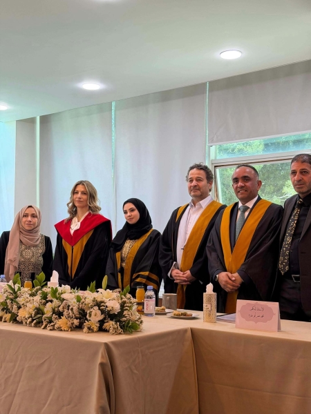 هيا جودة.. تنال درجة الماجستير في العلوم السياسية
