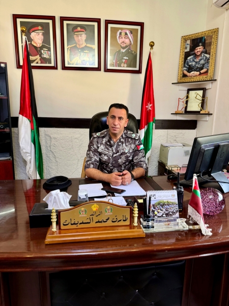 تهنئة بمناسبة الترفيع لـ الرائد طارق الشديفات