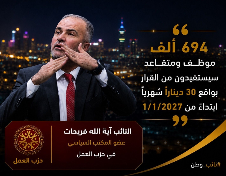  “250 مليون دينار في جيب المواطن… واستثمارٌ مباشر في الاقتصاد الوطني”