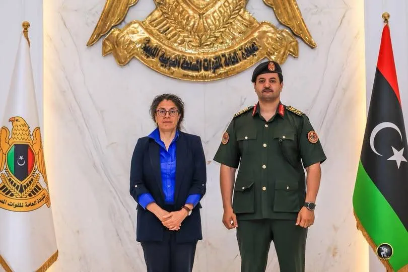خالد حفتر يبحث مع ستيفاني خوري توحيد المؤسسات الليبية
