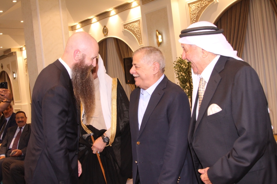المعزون في حرم الوزير السابق امجد هزاع المجالي (صور)