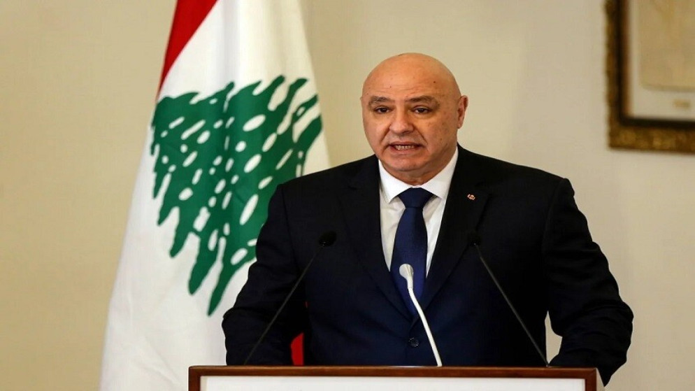 الرئيس اللبناني يؤكد ان المفاوضات خيار الدولة لضمان الحقوق