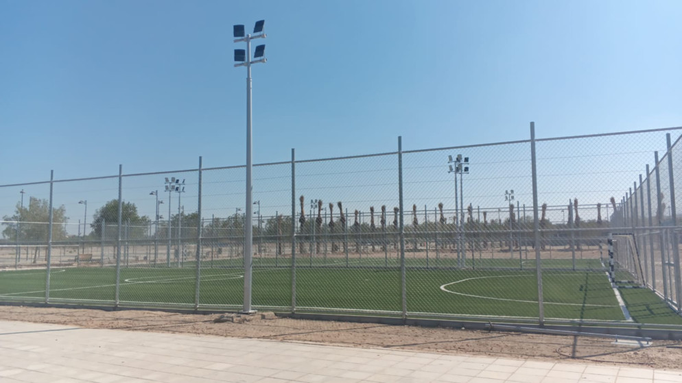ملاعب رياضية جديدة في كورنيش البحر الميت لتعزيز السياحة والترفيه
