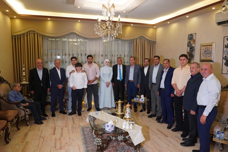 خطبة النائب الهميسات بالنائب أبو غوش