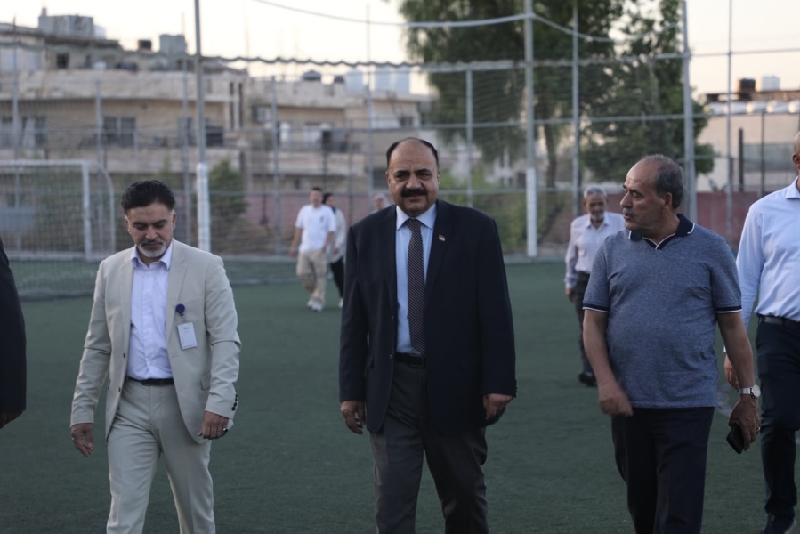 مدير صحة العاصمة يرعى دوري كرة القدم الخماسي