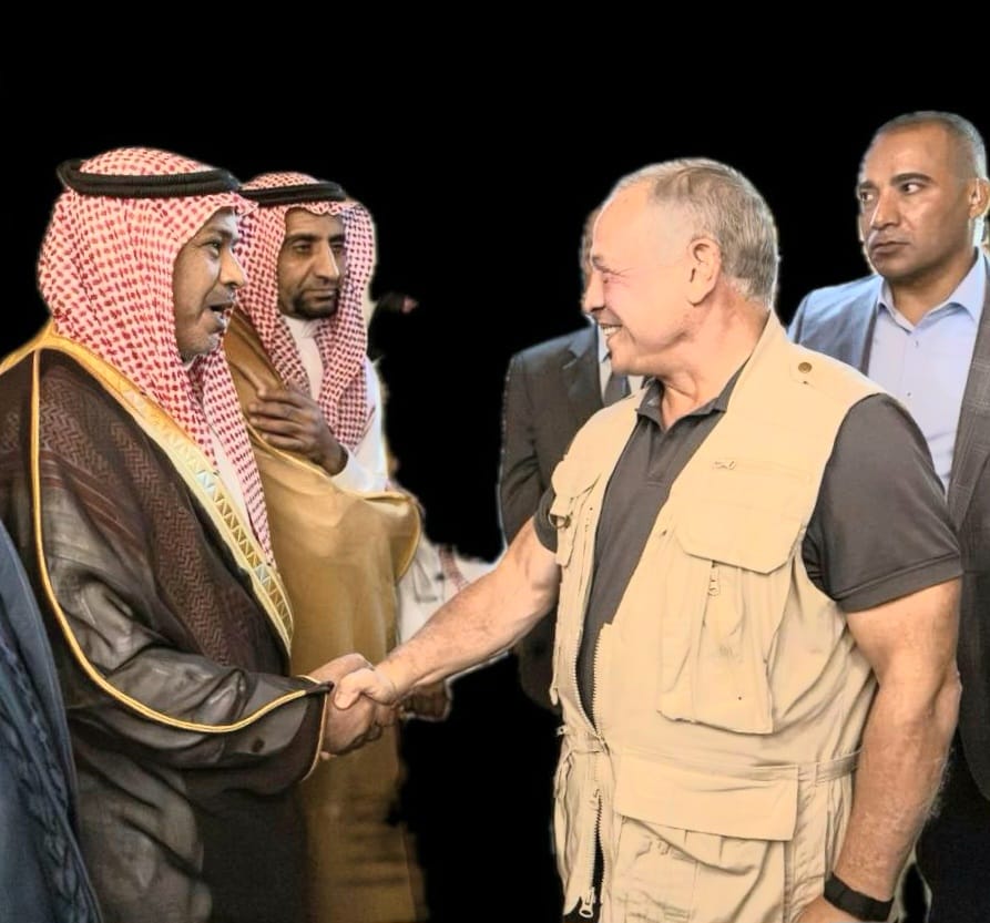 الشيخ الدراوشة يرفع برقية لمقام الملك 