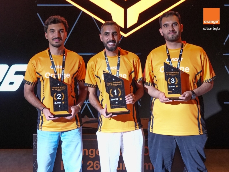 أورنج الأردن تتوّج عبد الحكيم الدراوشة بطلاً للنسخةالثانية من بطولة Orange EA SPORTS FC™ 26