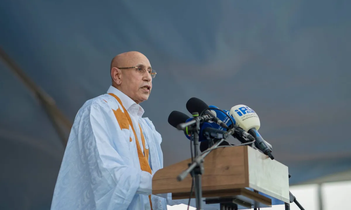 الرئيس الموريتاني يدعو لحوار وطني شامل للوصول الى اجماع واسع