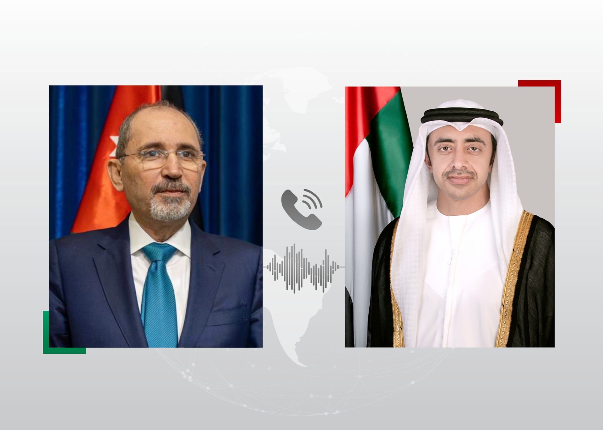 الصفدي وعبد الله بن زايد يبحثان جهود التهدئة في المنطقة