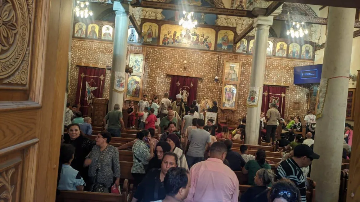 القبض على متهم بإشعال حريق داخل كنيسة في الجيزة