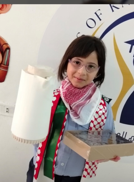 الطفلة آية فيصل الخريشا تطلق مبادرة 